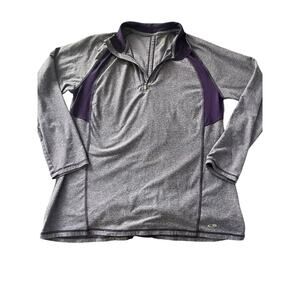 Champion Purple Full Zip-Up Activewear Athletic Jacket women's Size Large